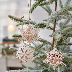 Ornate Snowflakes Ornament Set