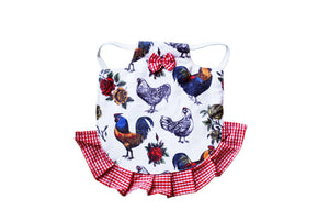 Hen Couture Saddle Apron - Chicken Protection