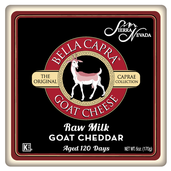 Bella Capra Raw Aged Goat Cheddar