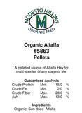Modesto Milling Alfalfa Pellets