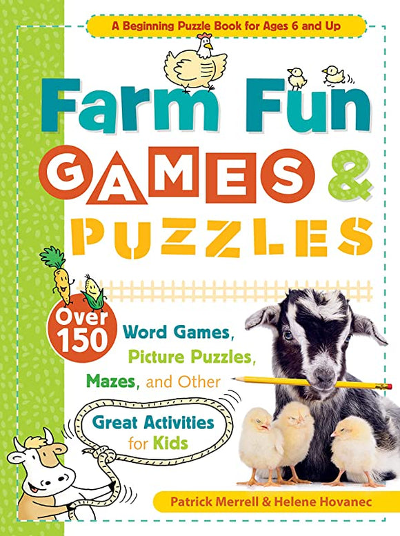 Farm Fun Games & Puzzles Book