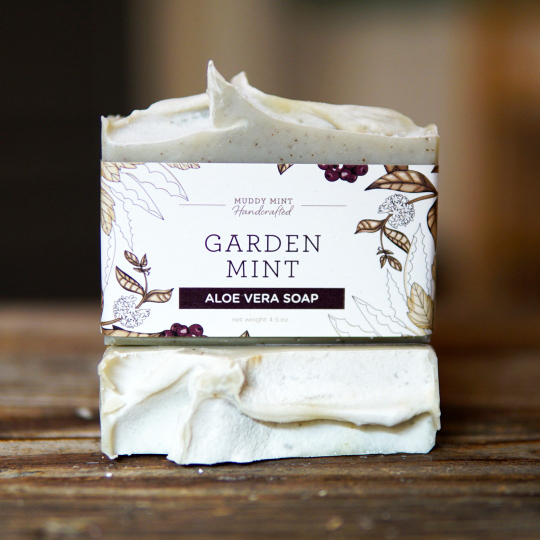 Garden Mint Soap with French Green Clay