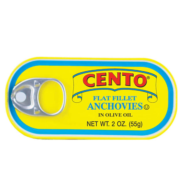 Cento Flat Fillets of Anchovies 2 OZ