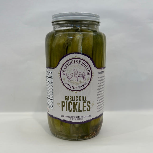 Garlic Dill Pickles - Heartquist Hollow Farm