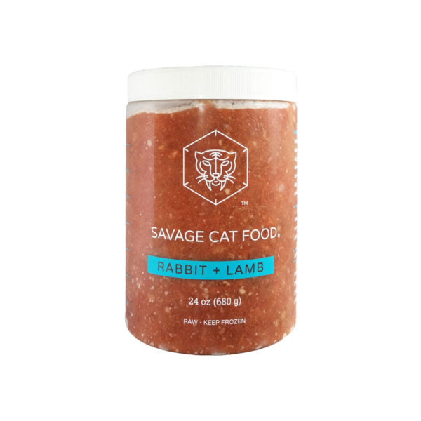 Savage Cat Raw Frozen Cat Food Tubs