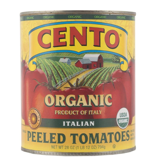 Cento Organic Italian Whole Peeled Tomatoes 28 OZ