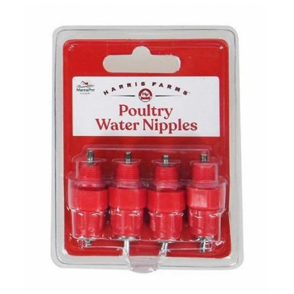 Poultry Nipple Waterers 4pk