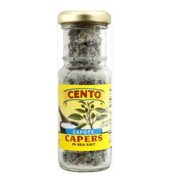 Cento Capers in Sea Salt 2 OZ